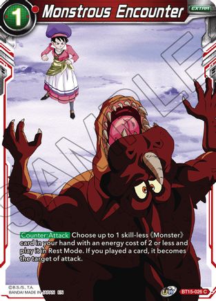Monstrous Encounter (BT15-026) - Saiyan Showdown