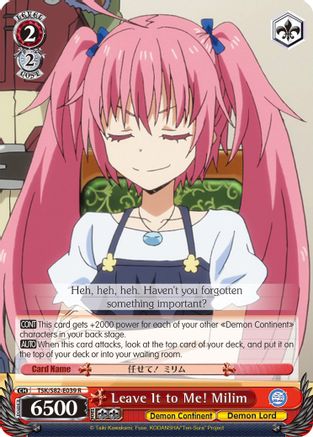 Leave It to Me! Milim (TSK/S82-E039 R) - That Time I Got Reincarnated as a Slime Vol.2
