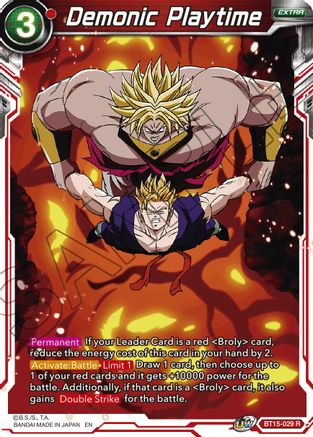 Demonic Playtime (BT15-029) - Saiyan Showdown Foil