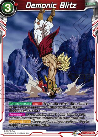Demonic Blitz (BT15-027) - Saiyan Showdown