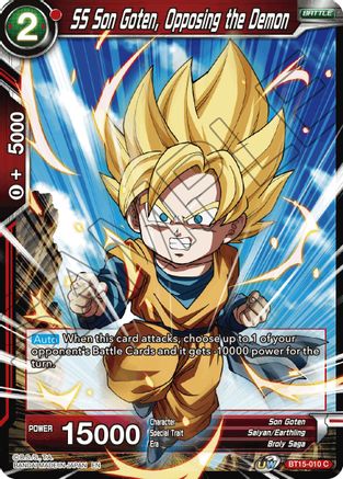 SS Son Goten, Opposing the Demon (BT15-010) - Saiyan Showdown