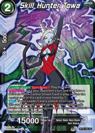Skill Hunter Towa (BT15-125) - Saiyan Showdown
