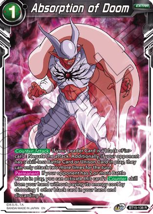 Absorption of Doom (BT15-138) - Saiyan Showdown Foil