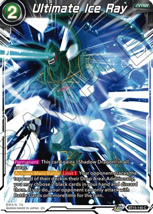 Ultimate Ice Ray (BT15-140) - Saiyan Showdown
