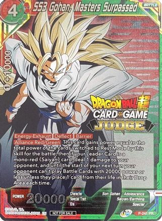 SS3 Gohan, Masters Surpassed (P-241) - Judge Promotion Cards Foil