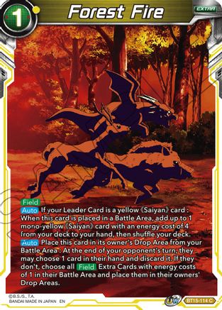 Forest Fire (BT15-114) - Saiyan Showdown Foil