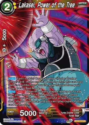 Lakasei, Power of the Tree (BT15-113) - Saiyan Showdown