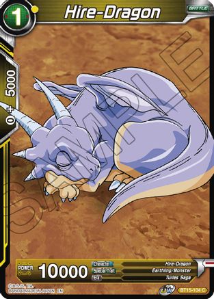 Hire-Dragon (BT15-104) - Saiyan Showdown Foil