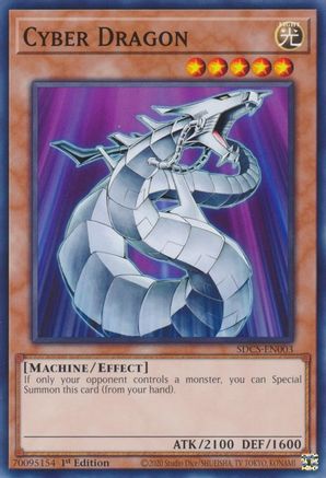Cyber Dragon (SDCS-EN003) - Structure Deck: Cyber Strike 1st Edition