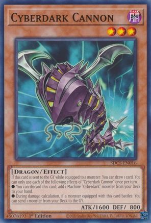 Cyberdark Cannon (SDCS-EN016) - Structure Deck: Cyber Strike Unlimited