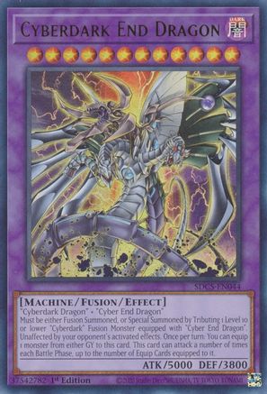 Cyberdark End Dragon (SDCS-EN044) - Structure Deck: Cyber Strike 1st Edition