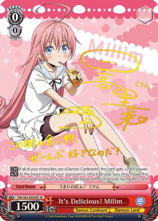 It's Delicious! Milim (SP) (TSK/S82-E029SP SP) - That Time I Got Reincarnated as a Slime Vol.2
