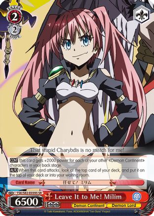 Leave It to Me! Milim (SR) (TSK/S82-E039S SR) - That Time I Got Reincarnated as a Slime Vol.2