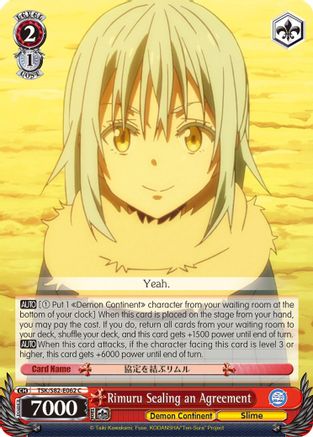 Rimuru Sealing an Agreement (TSK/S82-E062 C) - That Time I Got Reincarnated as a Slime Vol.2