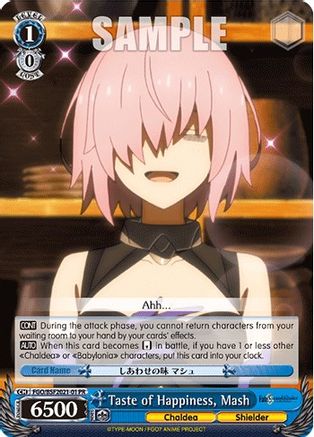 Taste of Happiness, Mash (FGO/BSF2021-01 PR) - Bushiroad Event Cards