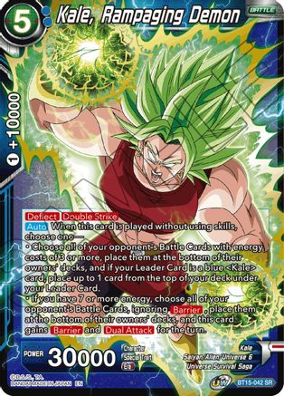 Kale, Rampaging Demon (BT15-042) - Saiyan Showdown Foil