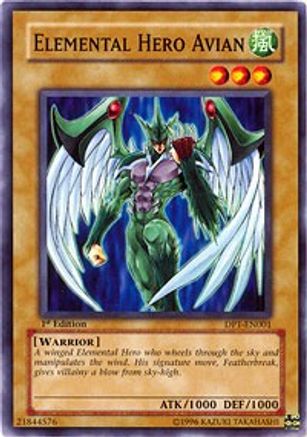 Elemental Hero Avian (DP1-EN001) - Duelist Pack 1: Jaden Yuki 1st Edition