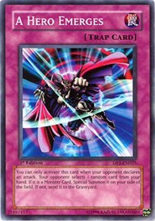 A Hero Emerges (DP1-EN025) - Duelist Pack 1: Jaden Yuki 1st Edition