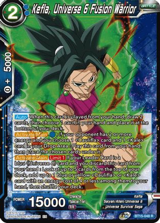 Kefla, Universe 6 Fusion Warrior (BT15-048) - Saiyan Showdown