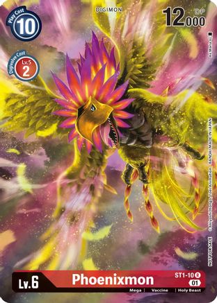 Phoenixmon (1-Year Anniversary Box Topper) (ST1-10) - Starter Deck 01: Gaia Red Foil
