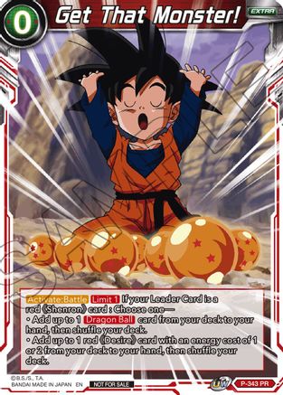 Get That Monster! (P-343) - Tournament Promotion Cards