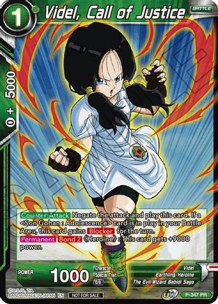 Videl, Call of Justice (P-347) - Tournament Promotion Cards