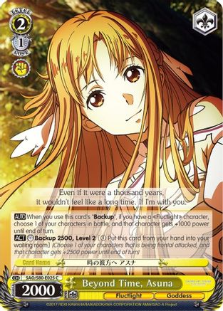 Beyond Time, Asuna (SAO/S80-E025 C) - Sword Art Online -Alicization- Vol.2