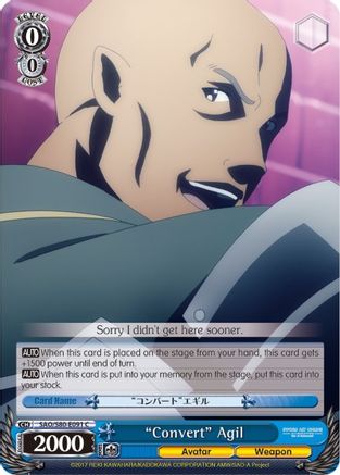 "Convert" Agil (SAO/S80-E091 C) - Sword Art Online -Alicization- Vol.2
