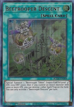 Beetrooper Descent (BODE-EN089) - Burst of Destiny 1st Edition