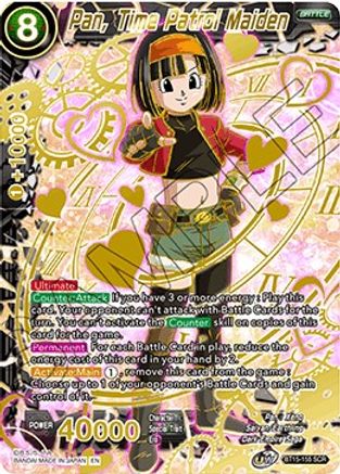 Pan, Time Patrol Maiden (BT15-155) - Saiyan Showdown Foil