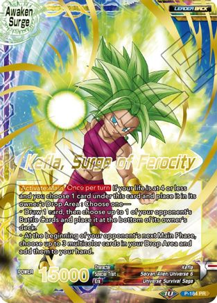 Kefla // Kefla, Surge of Ferocity (Gold Stamped) (P-184) - Mythic Booster Foil