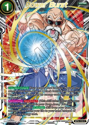 Power Burst (Gold Stamped) (BT5-115) - Mythic Booster Foil
