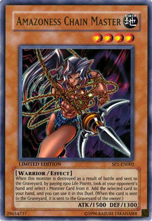 Amazoness Chain Master (SP1-EN002) - Sneak Preview Series 1 Limited
