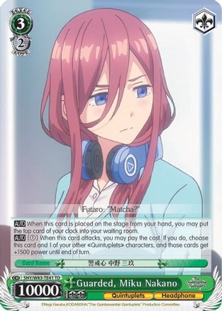 Guarded, Miku Nakano (5HY/W83-TE41 TD) - The Quintessential Quintuplets