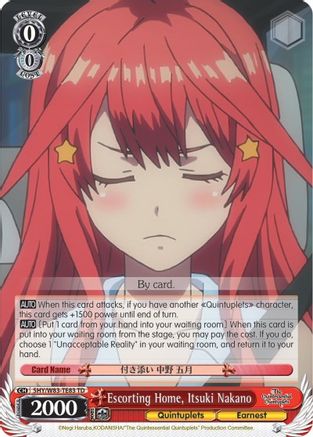 Escorting Home, Itsuki Nakano (5HY/W83-TE83 TD) - The Quintessential Quintuplets