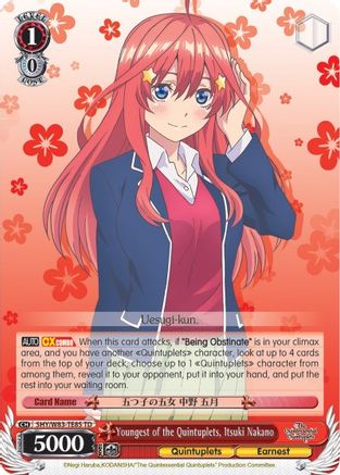 Youngest of the Quintuplets, Itsuki Nakano (5HY/W83-TE85 TD) - The Quintessential Quintuplets