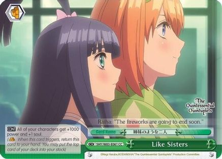 Like Sisters (5HY/W83-E061 CC) - The Quintessential Quintuplets