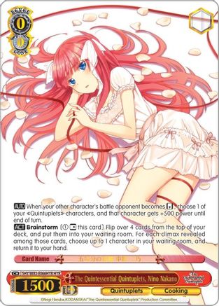 The Quintessential Quintuplets, Nino Nakano (HYR) (5HY/W83-E066HYR HYR) - The Quintessential Quintuplets