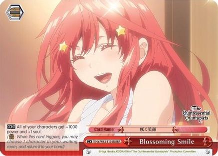 Blossoming Smile (RRR) (5HY/W83-E101R RRR) - The Quintessential Quintuplets
