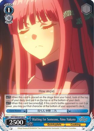 Waiting for Someone, Nino Nakano (5HY/W83-E126 C) - The Quintessential Quintuplets