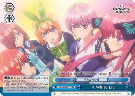 A White Lie (5HY/W83-E132 CR) - The Quintessential Quintuplets