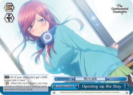 Opening up the Way (RRR) (5HY/W83-E133R RRR) - The Quintessential Quintuplets