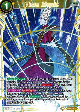 Time Magic (Gold Stamped) (BT5-101) - Mythic Booster Foil