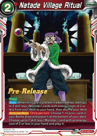Natade Village Ritual (BT15-024) - Saiyan Showdown PreRelease Cards