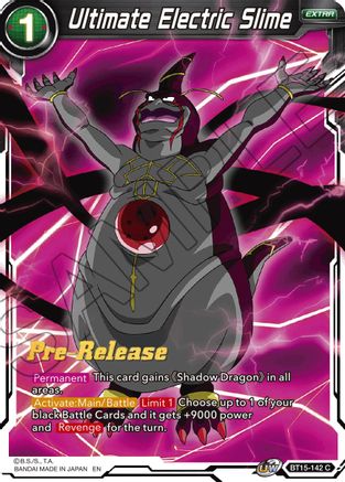 Ultimate Electric Slime (BT15-142) - Saiyan Showdown PreRelease Cards