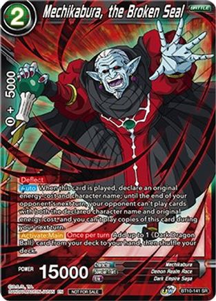 Mechikabura, the Broken Seal (BT10-141) - Promotion Cards