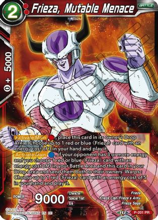 Frieza, Mutable Menace (P-201) - Mythic Booster