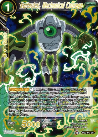 Koitsukai, Mechanical Courage (Gold Stamped) (DB2-143) - Mythic Booster Foil