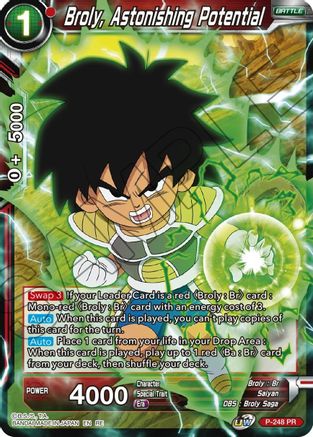 Broly, Astonishing Potential (P-248) - Mythic Booster Foil
