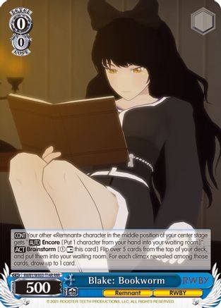 Blake: Bookworm (RRR) (RWBY/WX03-T14R RRR) - RWBY